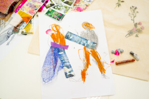 Image of Fashion and Styling Workshop with Ickburgh School and Catia Silvestre – credit Maria Quigley