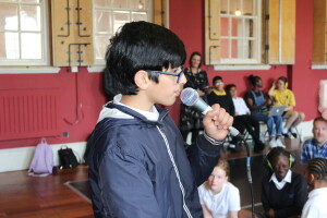 Image of St Phillip's School Beatbox Workshop with Battersea Arts Centre – credit Fiona Wilkins