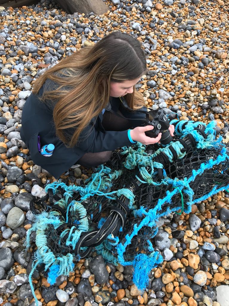 Eastbourne schools STEAM partnership Beach Clean cr ArtsworkJane Dickson.jpg