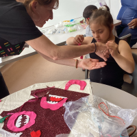 Image of Making Sensory Banners at Watergate School