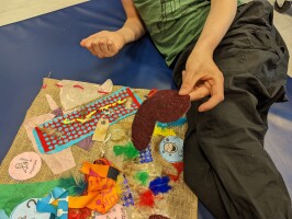 Image of Making Sensory Banners at Jack Tizard School