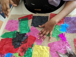 Image of Making Sensory Banners at Jack Tizard School